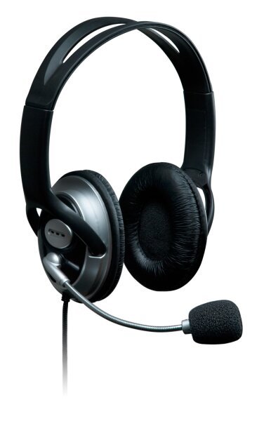 Connect IT PC headset black/silver w/mic***