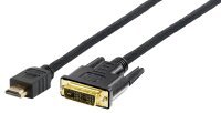 Equip Adapter - HDMI - DVI - 3m - Black