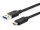 Equip USB 3.2 Cable - USB-A - USB-C - 1m - Black