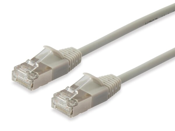 Equip Slim Patch Cable - CAT6A F/FTP - 1 m - Beige