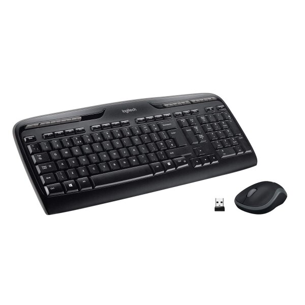 Logitech Desktop MK330 Wireless Black