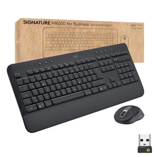 Logitech Desktop MK650 Wireless Black