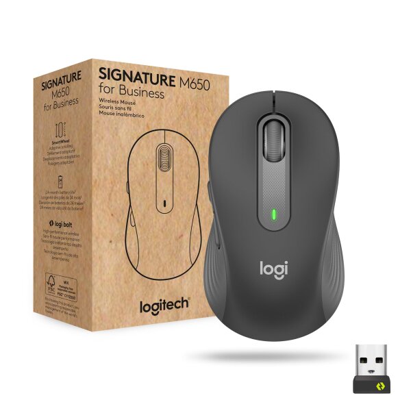 Logitech Mouse Signature M650 for Business Graphite