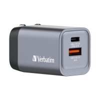 Verbatim GNC-35 GaN Charger 34W 1xUSB-C PD, 1xUSB-A QC...