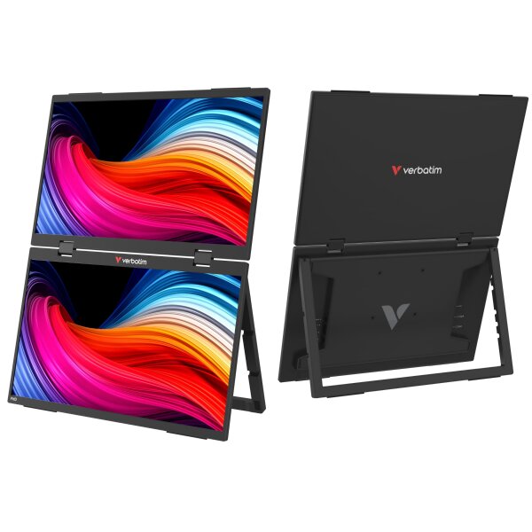 VERBATIM PORTABLE 15.6 DUAL MONITOR ESSENTIALS