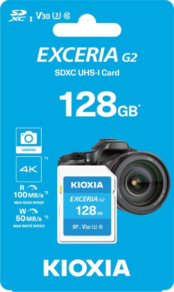 Kioxia Exceria G2 SD Card 128GB