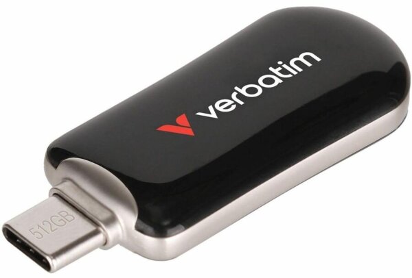 Verbatim Plectra Black 512GB USB-C Flash Drive 302