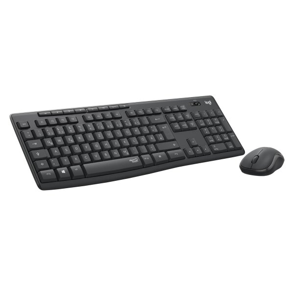 Logitech Desktop MK295 Silent Wireless Combo Black