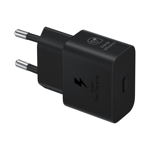 Samsung Schnellladegerät - ohne Datenkabel - USB-C 25W - schwarz