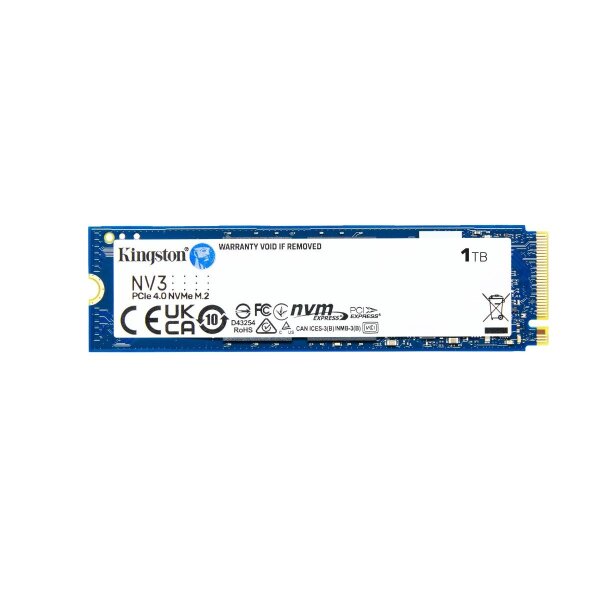 Kingston SNV3S/1000G - SSD - 1 TB - intern - M.2 2280 - PCIe 4.0 x4 (NVMe)